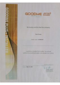 certificate_GOODWE